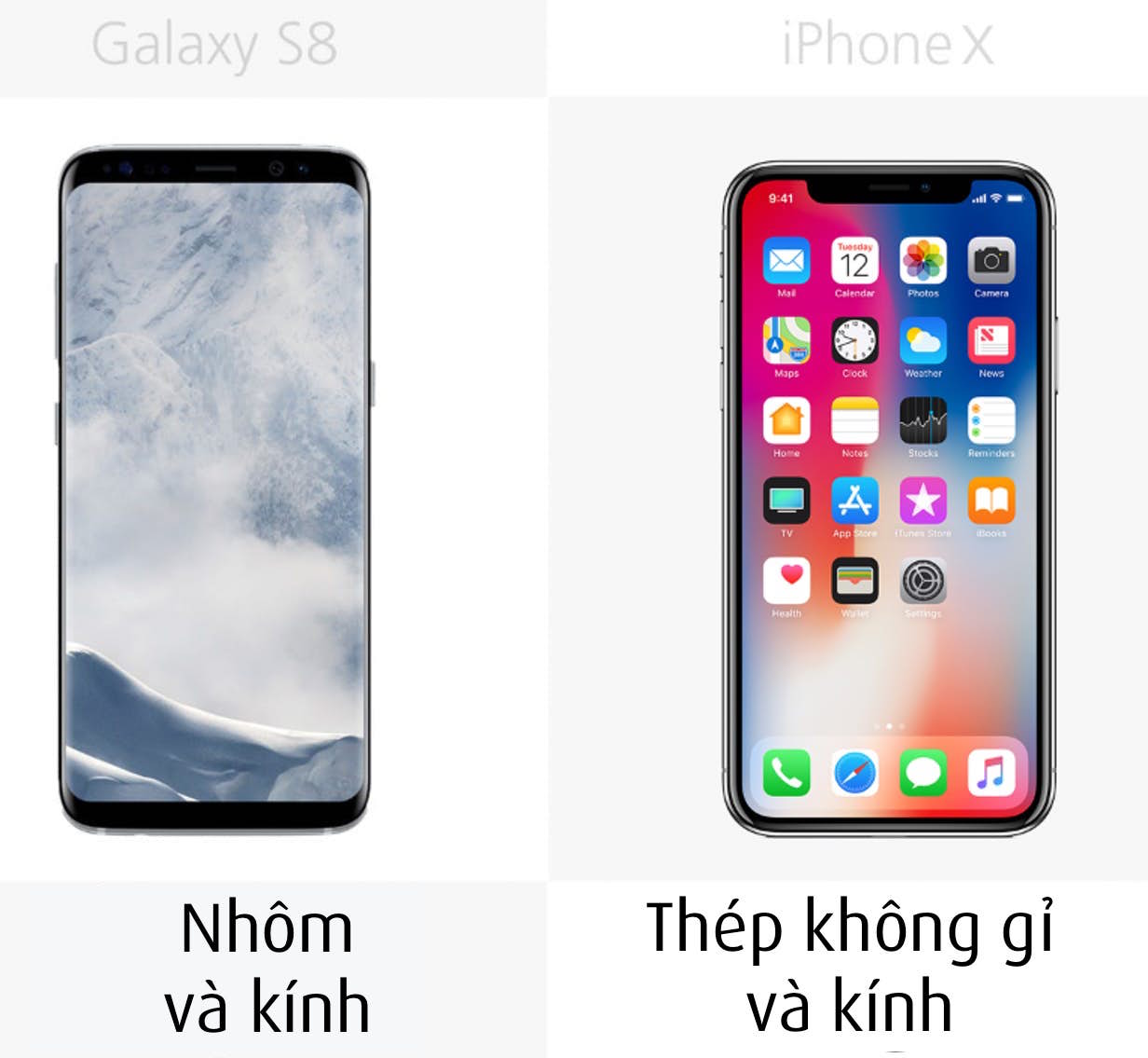 iphone x samsung galaxy s8 4 1