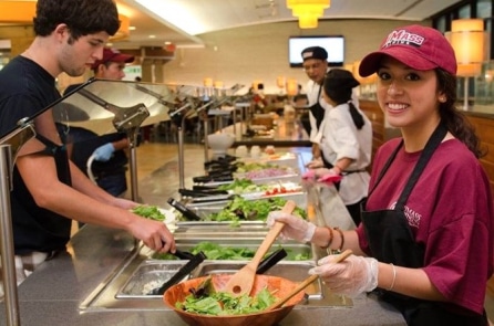 10 trường đại học có nhà ăn tốt nhất ở Mỹ