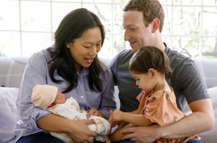 Tâm thư vợ chồng chủ tịch Facebook gửi con gái thứ 2 mới chào đời