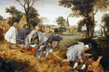Sự châm biếm trong bức “Thằng mù lại dắt thằng mù” của Pieter Bruegel