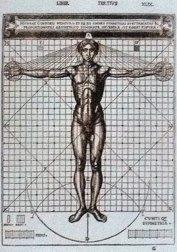 Bức Vitruvian Man của Leonardo Da Vinci: Tỉ lệ hoàn mĩ của cơ thể con người