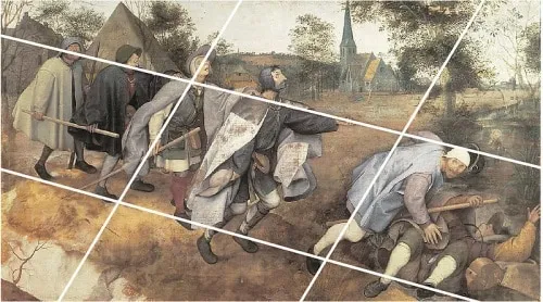 Sự châm biếm trong bức “Thằng mù lại dắt thằng mù” của Pieter Bruegel