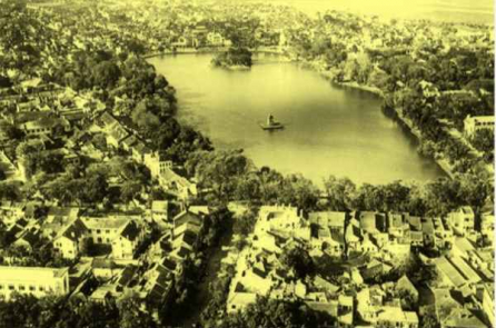 Bộ ảnh đẹp về Hà Nội xưa nhìn từ trên cao