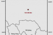 Động đất 4,3 độ Richter tại khu vực biên giới, cách Cao Bằng 15km