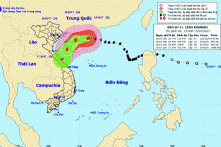 Bão số 11 bắt đầu suy yếu, không khí lạnh tăng cường khiến Miền Bắc trở lạnh