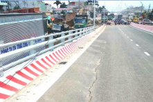 Hải Phòng: Cầu vượt hơn 1.310 tỷ đồng chưa sử dụng xuất hiện nhiều vết nứt