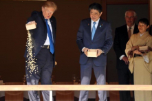 Truyền thông chống Trump kể “một nửa sự thật” về chuyện Tổng thống cho cá ăn