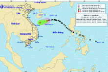 Bão số 13 suy yếu thành áp thấp nhiệt đới