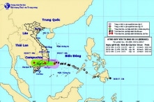 Bão số 14 suy yếu thành áp thấp nhiệt đới