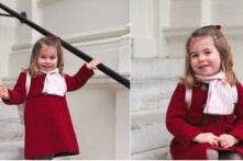 Công chúa nhỏ Charlotte của nước Anh hào hứng trong ngày đầu đến trường