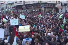 Người dân Palestine biểu tình phản đối Hamas cầm quyền tại Dải Gaza