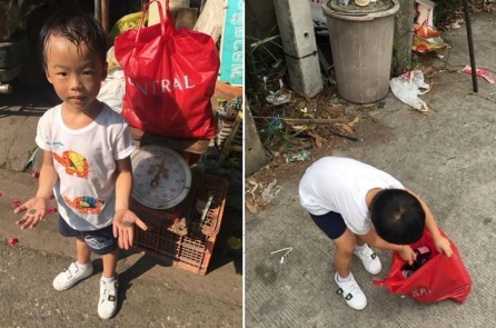 Con trai 5 tuổi không muốn đi học, người mẹ dùng cách “cho con đi nhặt rác”