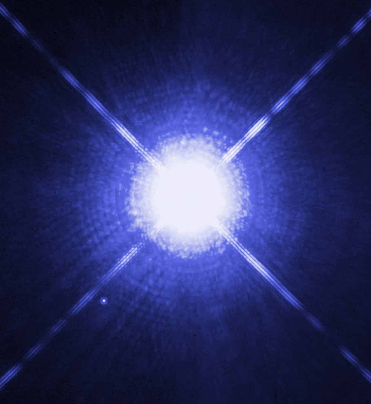 Sirius A and B Hubble photo