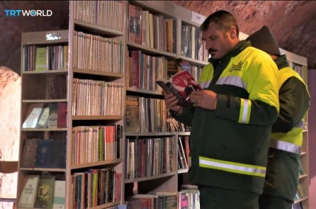Thư viện Thổ Nhĩ Kỳ với hơn 6.000 cuốn sách thu nhặt từ thùng rác