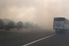 Bộ GTVT đề nghị ngăn ngừa tình trạng đốt rơm rạ ảnh hưởng đến ATGT