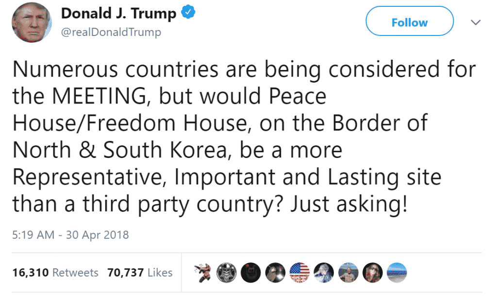 trump tweet