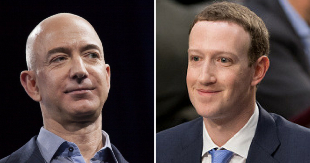 Jeff Bezos Mark Zuckerberg