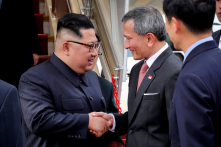 Lãnh đạo Bắc Hàn Kim Jong-un đã tới Singapore