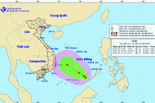 Biển Đông xuất hiện vùng áp thấp