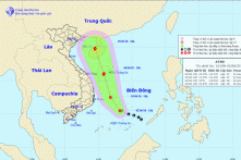 Áp thấp nhiệt đới khả năng mạnh lên thành bão