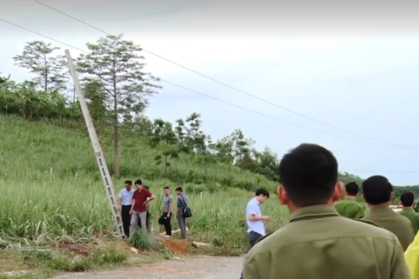 hien truong vu 4 nguoi bi dien giat tu vong nghe an