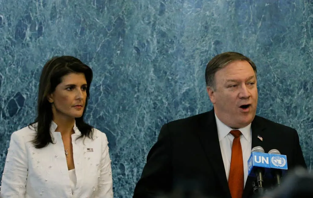 Mike Pompeo va Nikki Haley