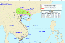 Tin áp thấp nhiệt đới trên đất liền