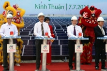 Ninh Thuận khởi công dự án điện mặt trời công suất 204MW