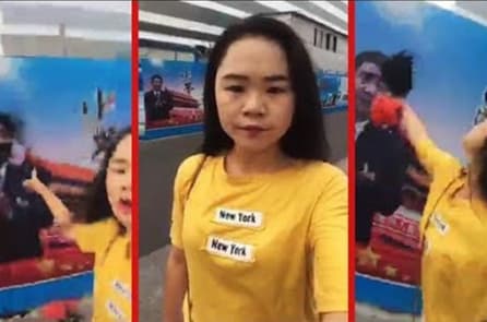 Cô gái hất mực vào ảnh Tập Cận Bình bị suy giảm trí tuệ sau khi được thả về?