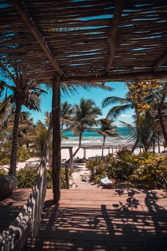 unsplash tulum beach