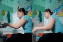 An Giang: Bảo mẫu liên tục tát, đánh trẻ khi cho ăn