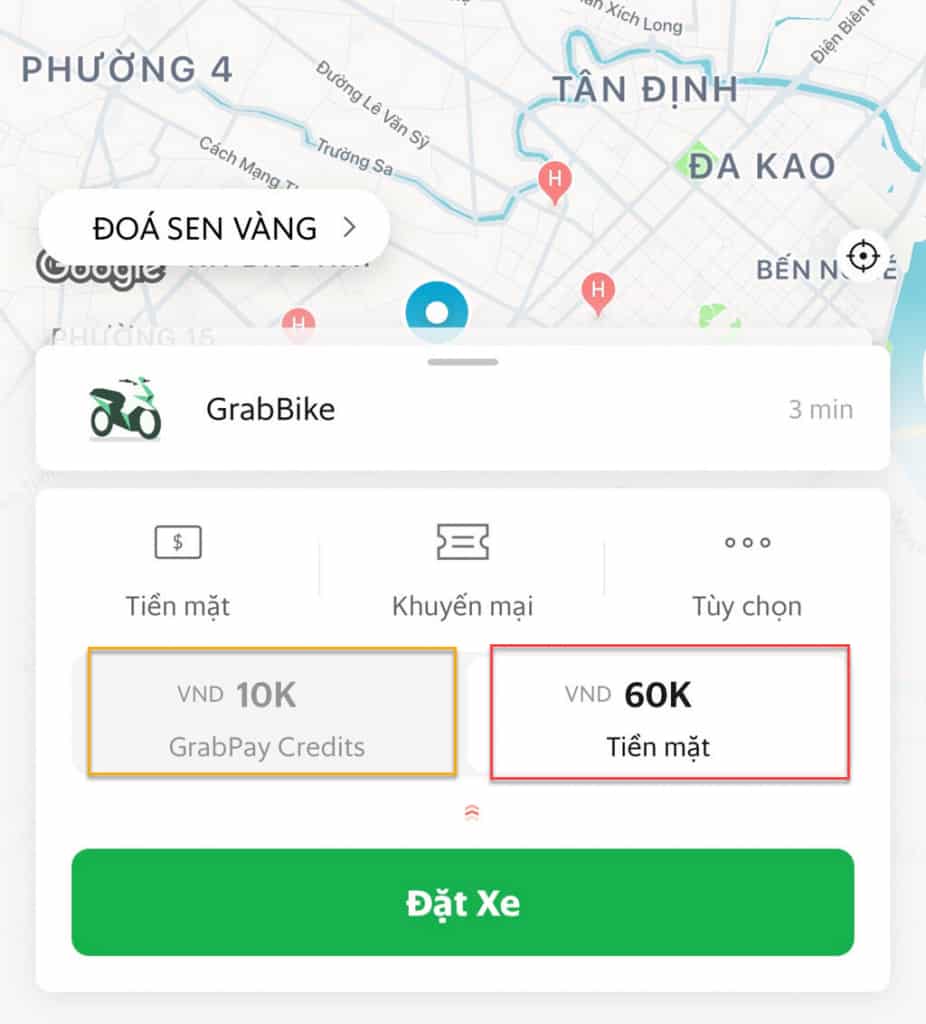 Grab uu tien thanh toan qua Grabpay