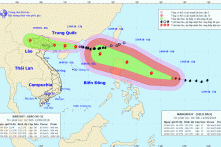 Tin bão gần bờ (cơn bão số 5) và siêu bão Mangkhut