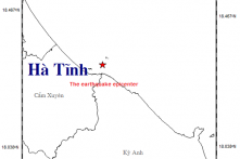 Hà Tĩnh tiếp tục xảy ra động đất