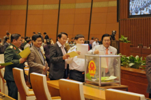 Những lá phiếu của Đại biểu Quốc hội!