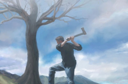 Người tiều phu và chiếc rìu “cùn”