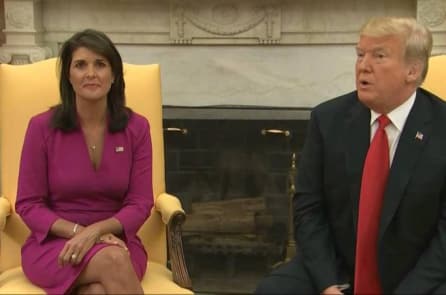 Thư từ chức của bà Nikki Haley gửi Tổng thống Trump