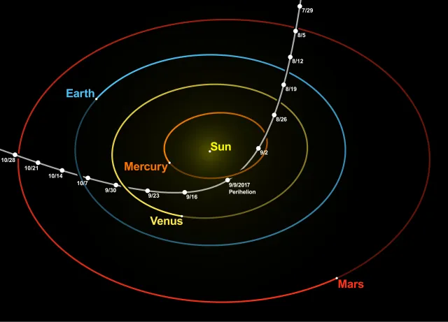 Oumuamua orbit