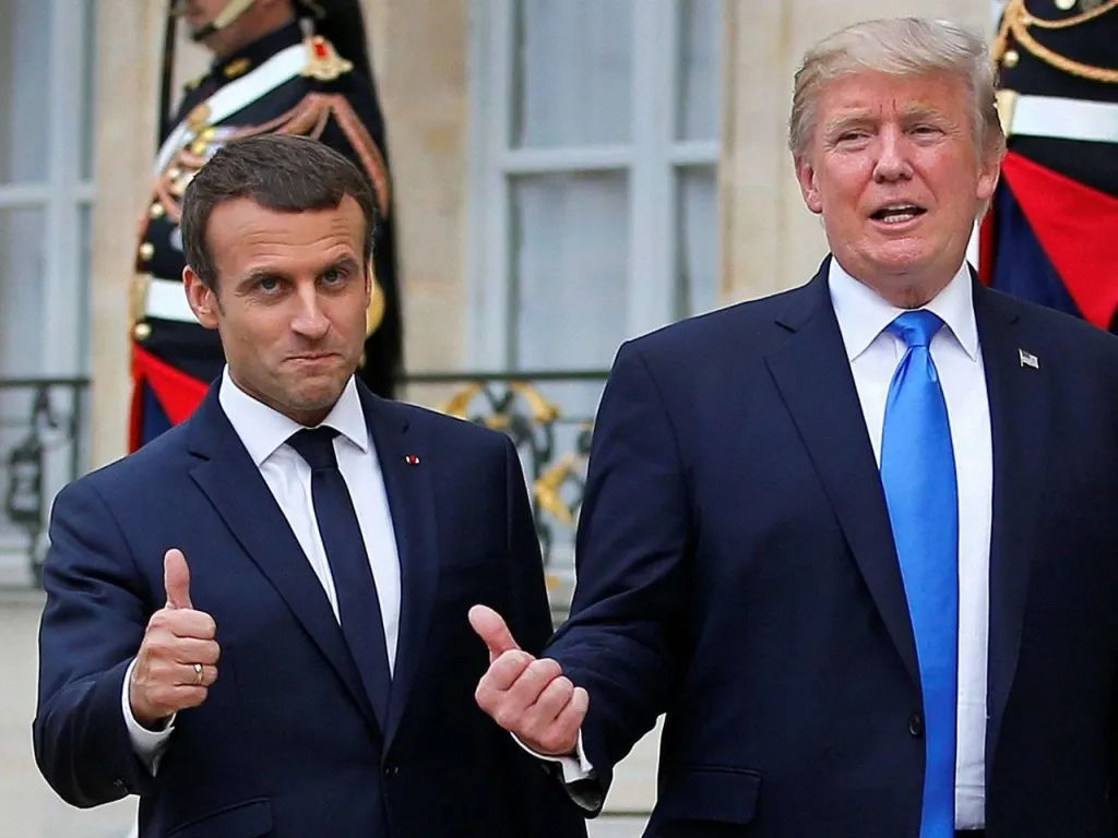 trump macron