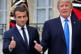 trump macron