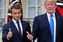 Tổng thống Pháp Macron nói cựu Tổng thống Mỹ Trump sẽ không tái đắc cử
