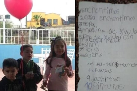 Điều ước Giáng sinh của bé gái Mexico đã vượt qua “bức tường biên giới”