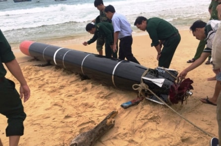 Quả ngư lôi tại biển Phú Yên là của Trung Quốc