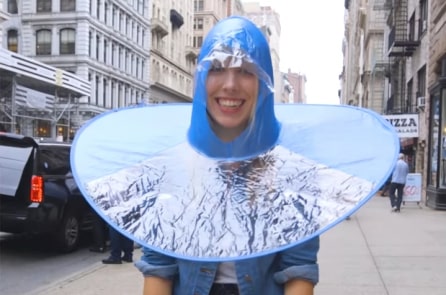 Thú vị với sản phẩm “Ô rảnh tay” của Nhật Bản