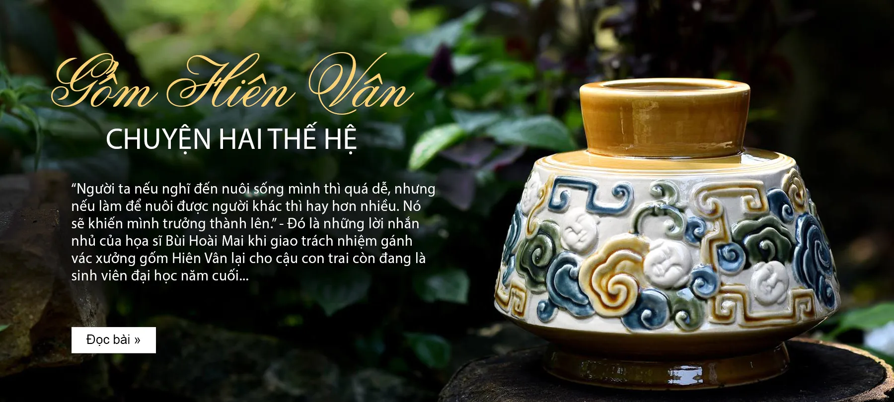 gốm hiên vân