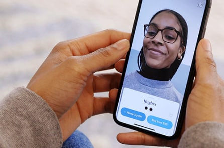 Các ứng dụng tương tác ảo cho phép thử kính, giày và đồ nội thất trên iOS