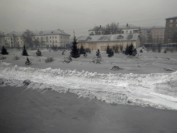 Ô nhiễm bụi than: Tuyết đen xuất hiện tại Siberia