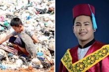 Từ một cậu bé nhặt rác trở thành cử nhân đại học