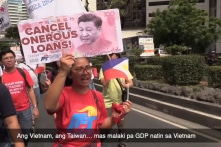 Philippines biểu tình chống Trung Quốc xâm phạm vùng biển