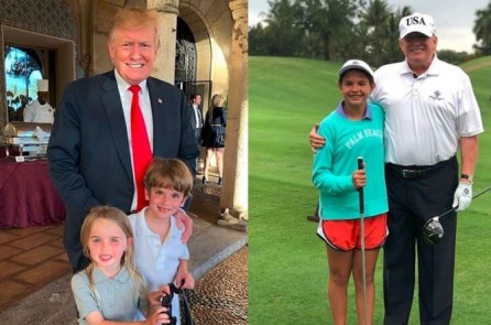 Tổng thống Trump tận hưởng “thời gian làm ông nội” vào lễ Phục Sinh